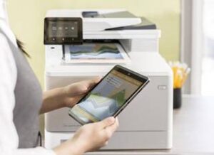 استفاده از پرینتر چهار کاره اچ پی با گوشی